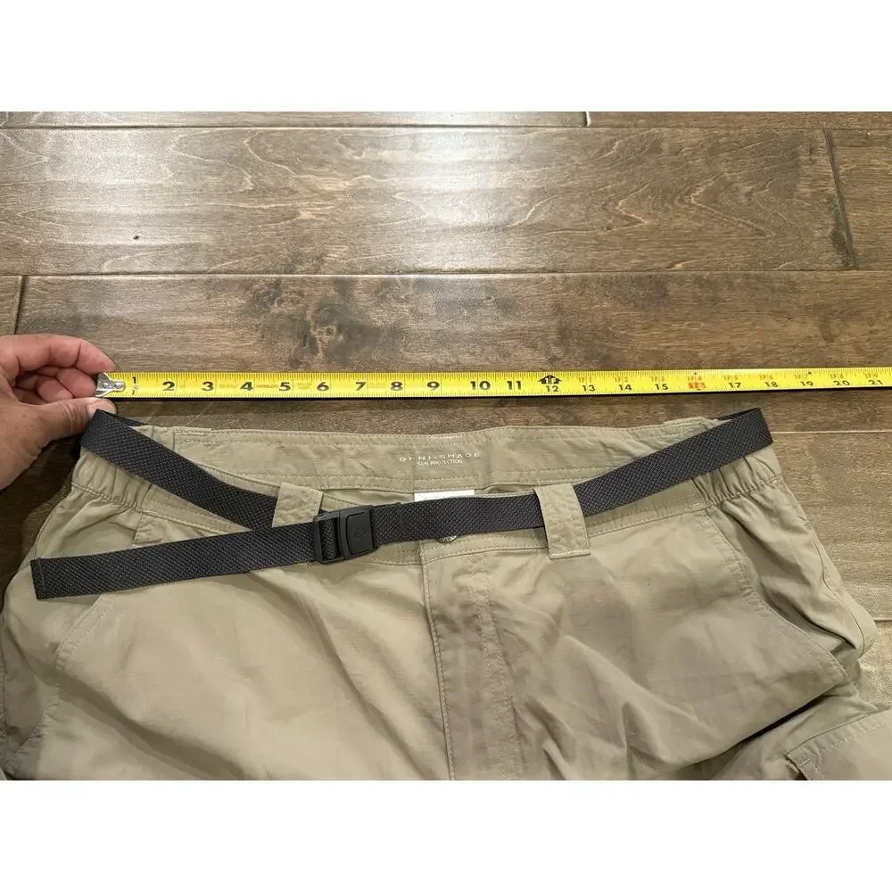 Columbia Omni-Shade Mens Beige Convertible Hiking Outdoor Pants 38x32 XM0102 - Picture 10 of 10